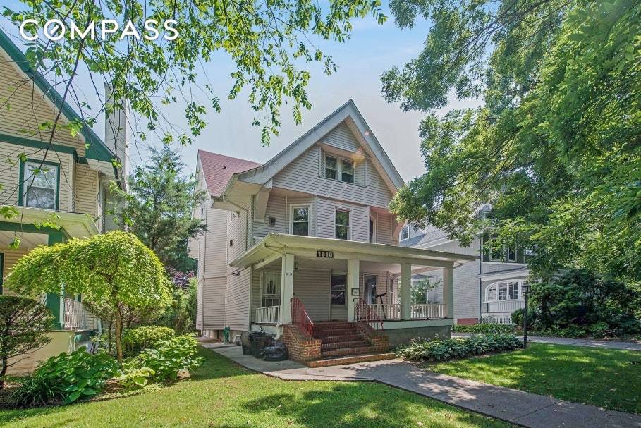 Welcome to 1810 Glenwood Road nestled on a gorgeous tree lined street in one of Brooklyn's most desired landmark districts, Fisk Terrace.