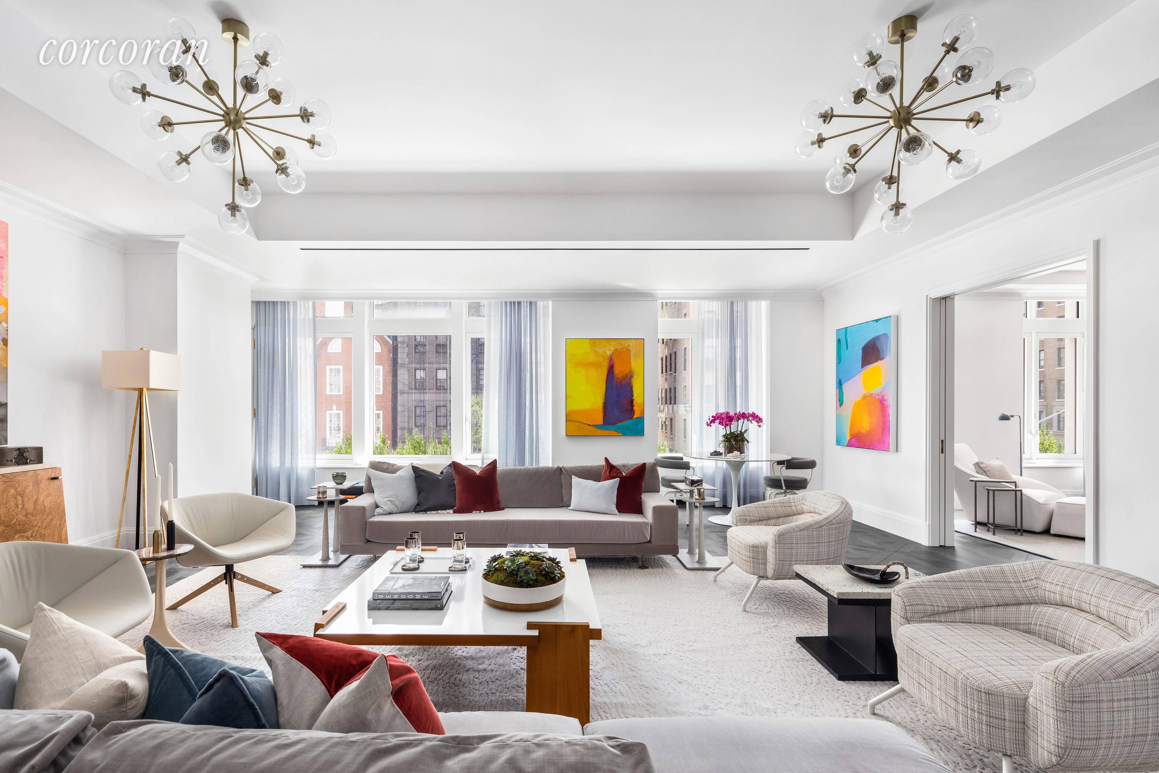 Possible combination of two full floor units at 1010 park for a total of almost 7, 800 square feet.