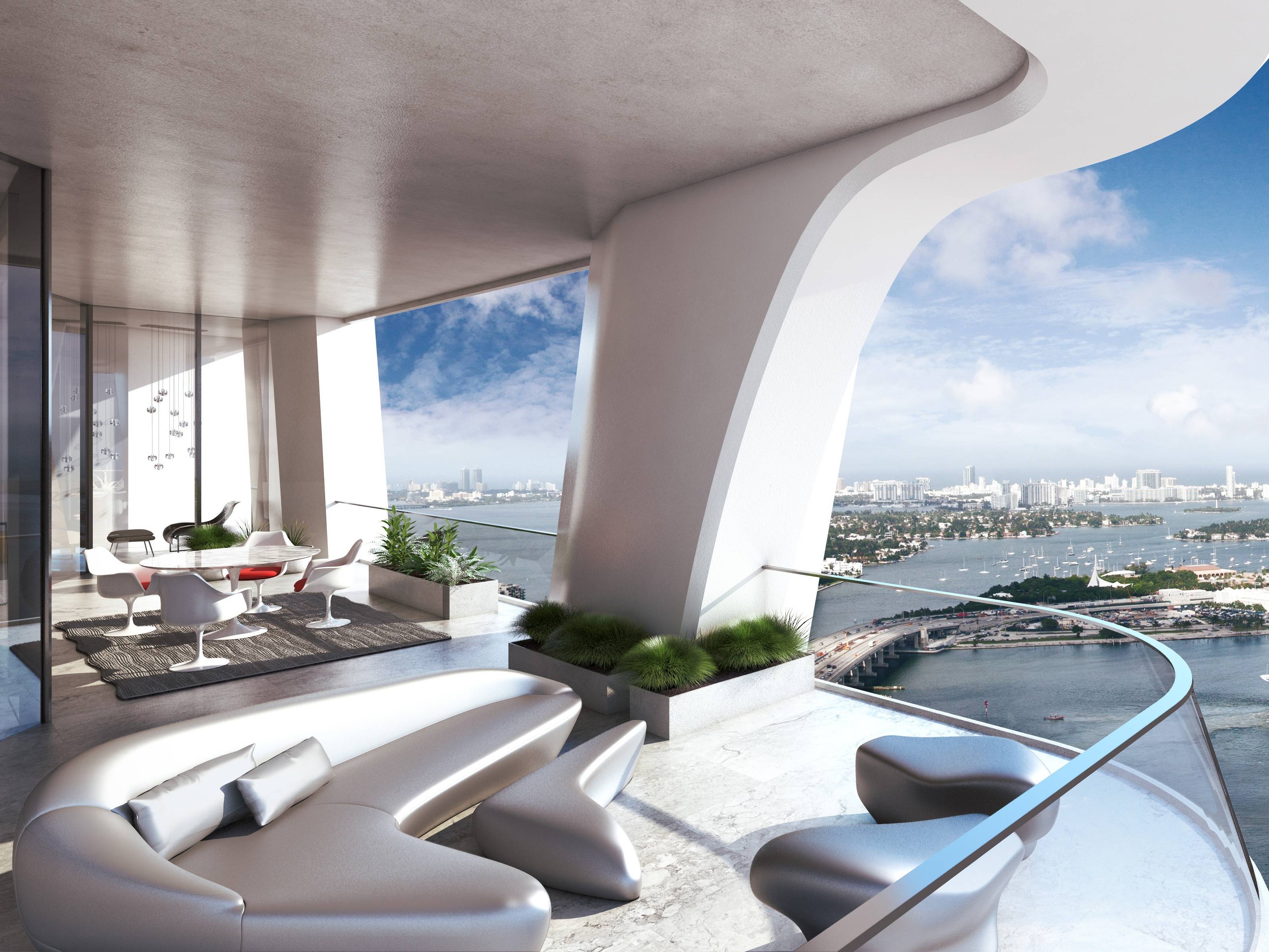 Full Floor Residence of Zaha Hadid's One Thousand Museum