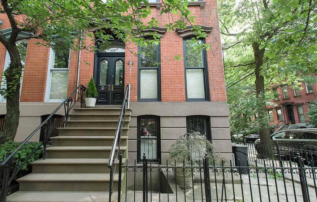 2 Family Brownstone with garage on corner lot in Van Vorst Park