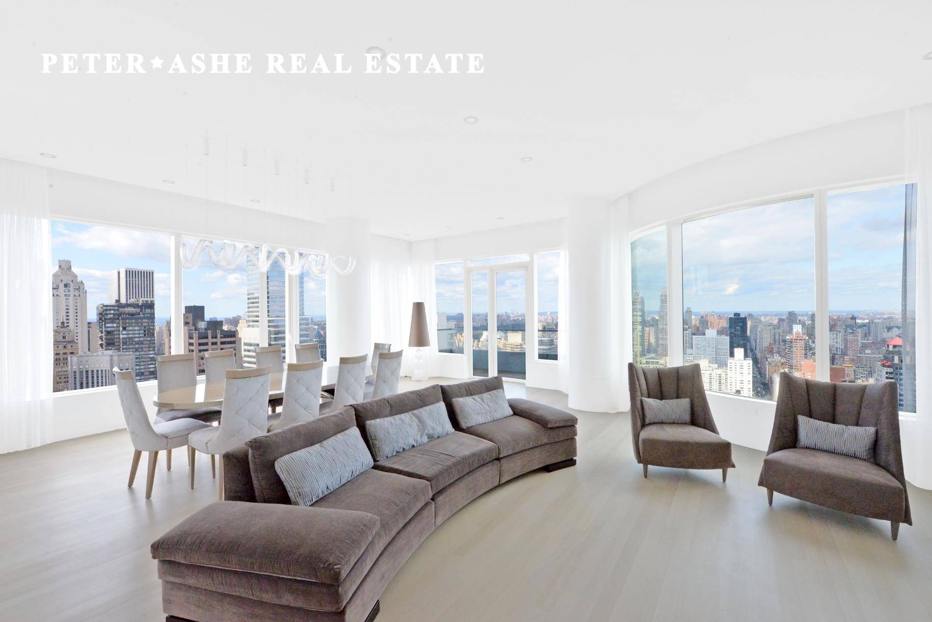 Live beautifully in this new high floor, 2621 SF corner 3 bedroom and 3.