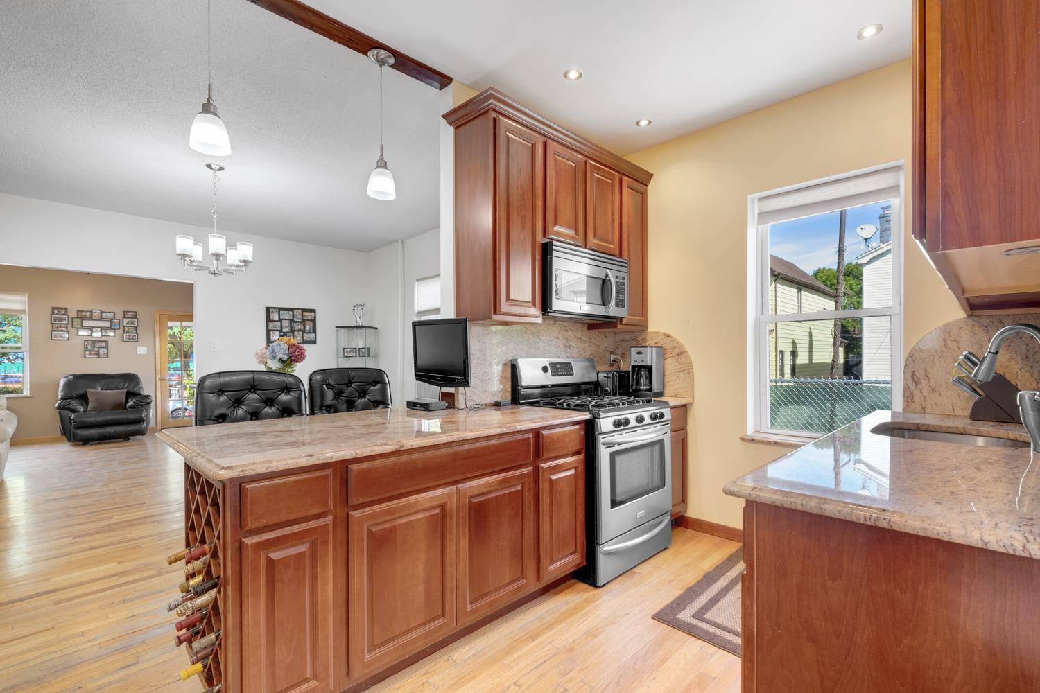 3 Bedroom 1. 5 Bath. Detached 2 car garage with driveway.