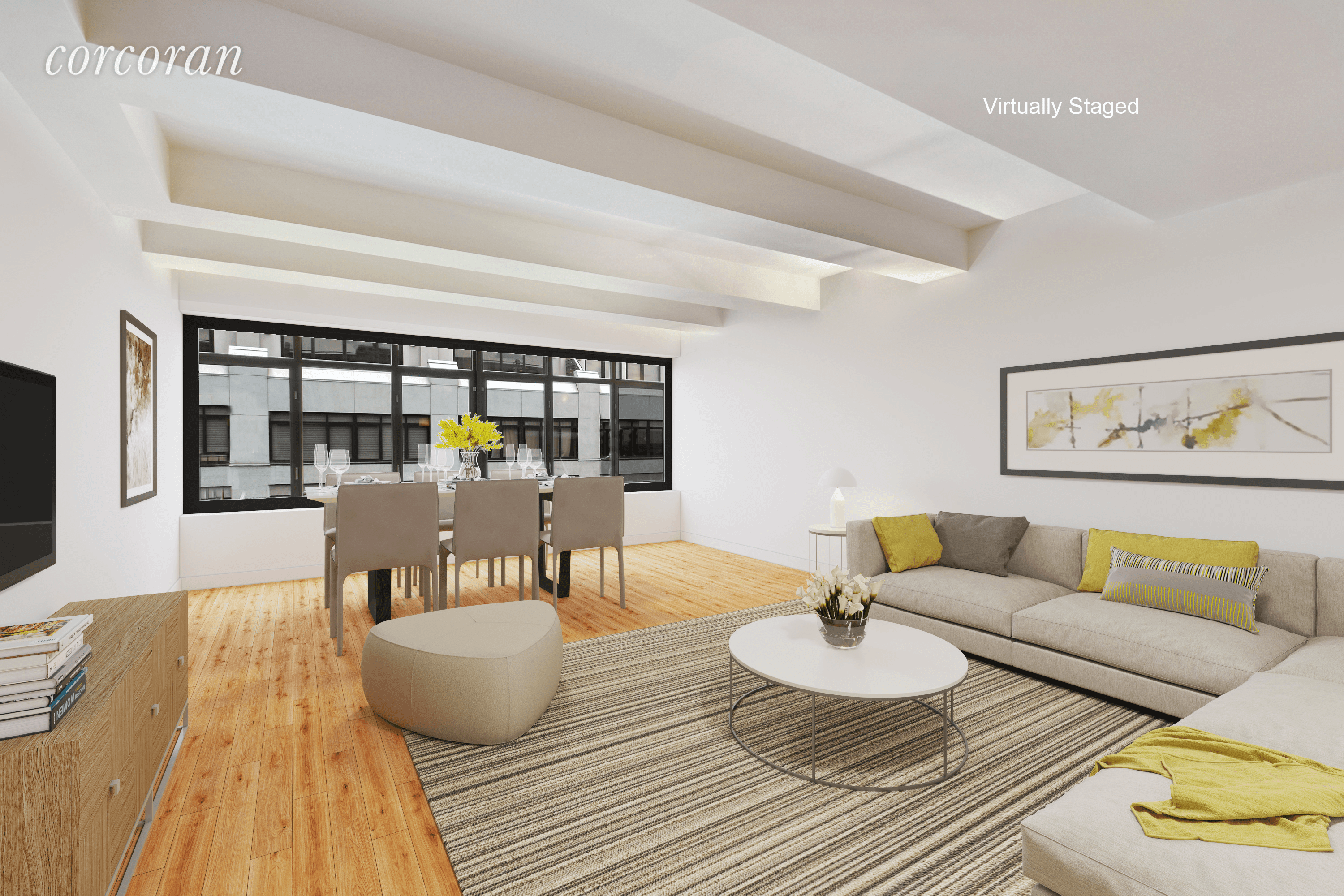 Come and see this wonderful 2 Bedroom 1394 s f designer condo Loft home.