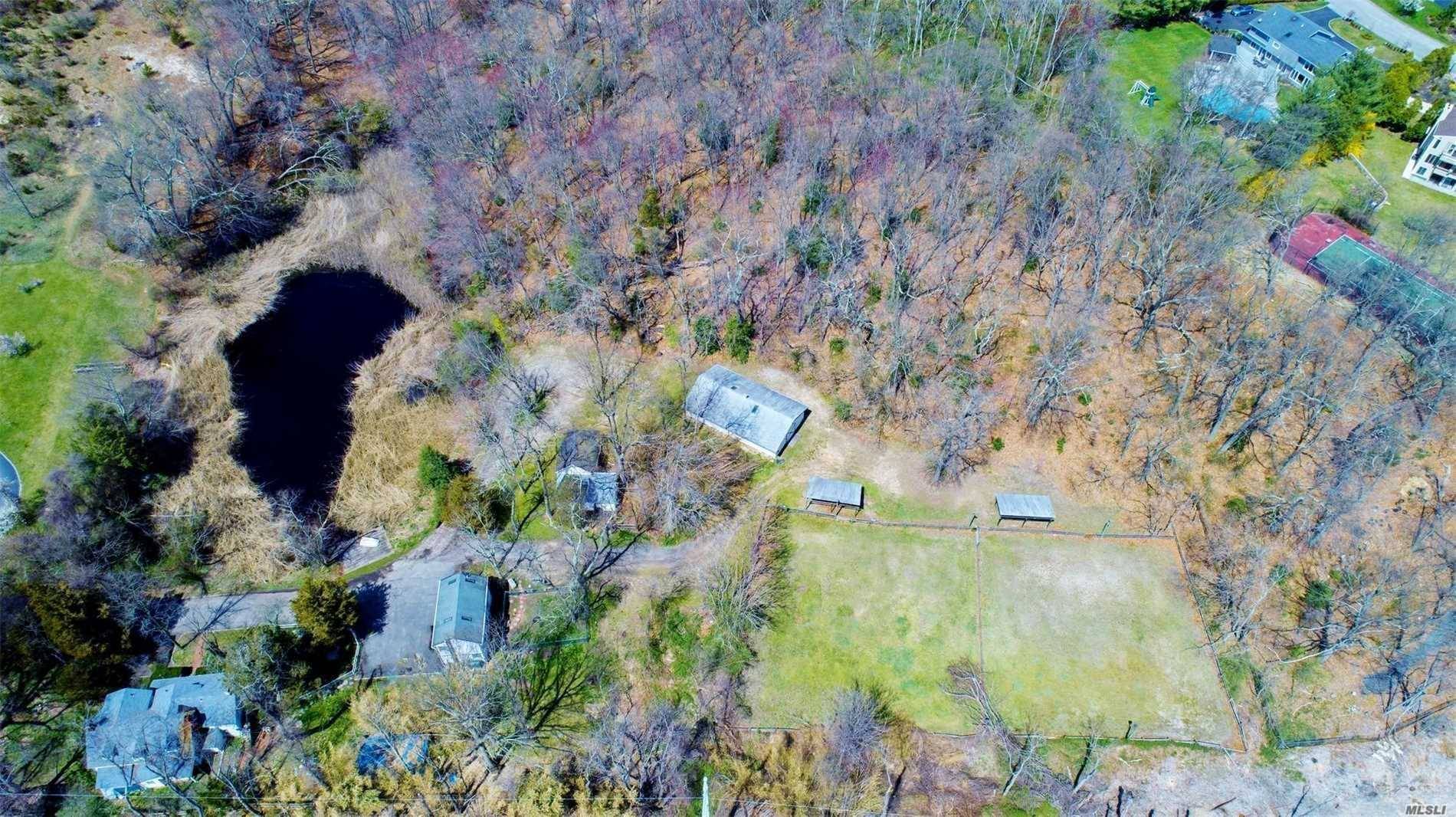 Great Opportunity To Own A Residential Compound With 2 Houses, Barns And Corral On 9.96 Acres In Woodbury.
