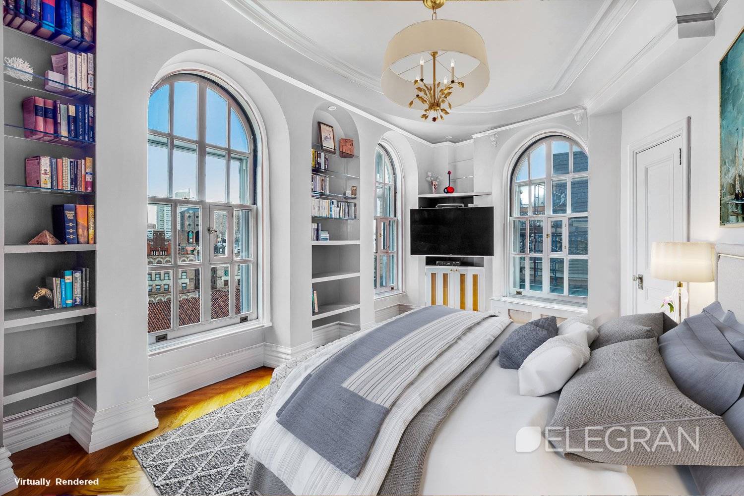 Pristinely renovated, high floor 4 bedroom apartment with beautiful Central Park and skyline views is now available on the Upper West Side.