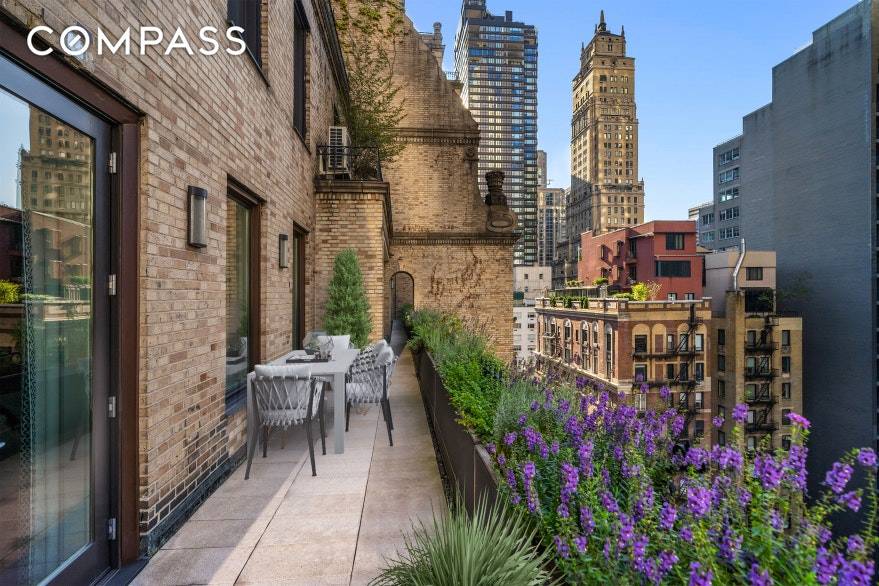 Penthouse living on Park Avenue.