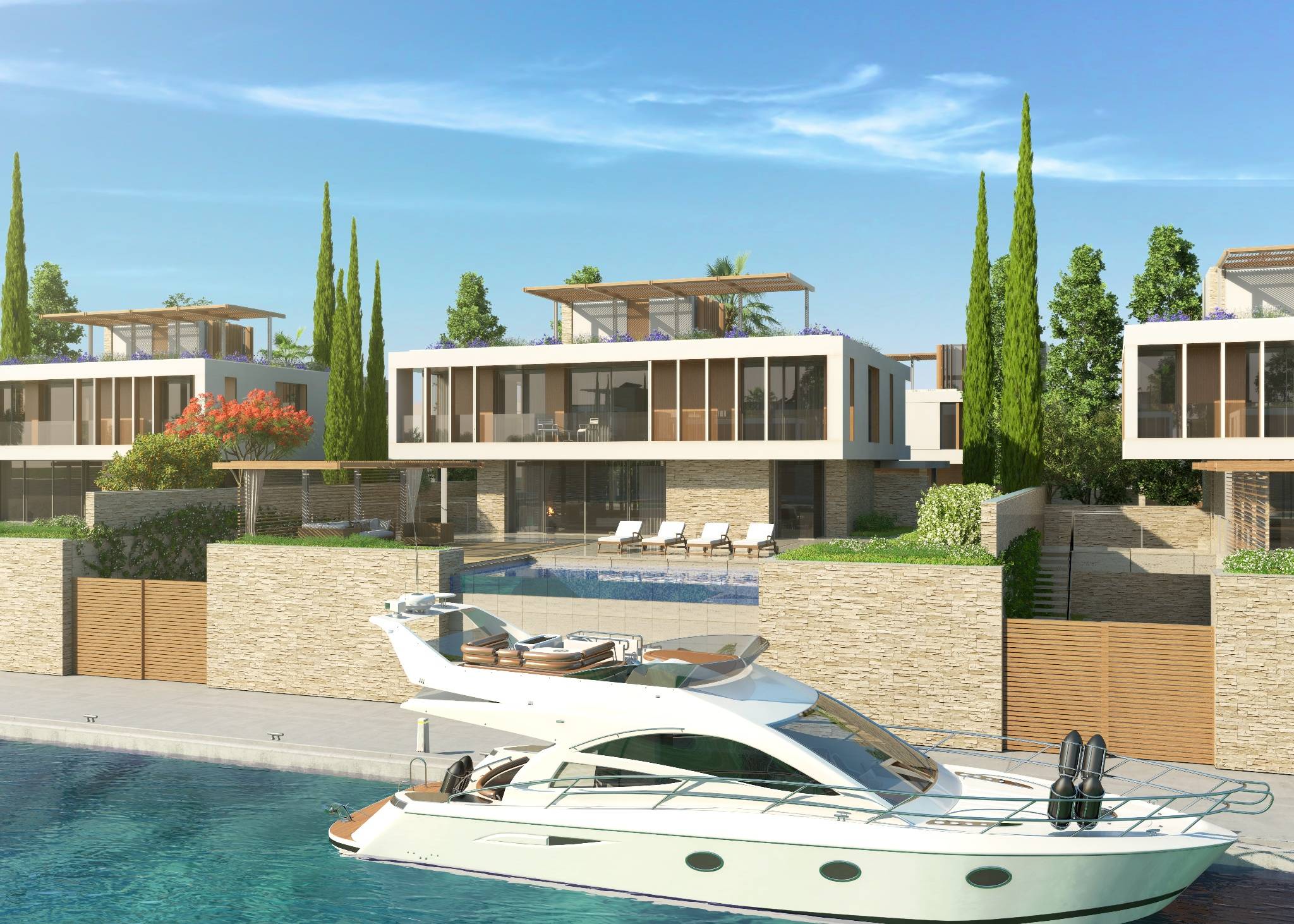 LUXURIOUS 3 BEDROOM VILLA OVERLOOKING THE MARINA