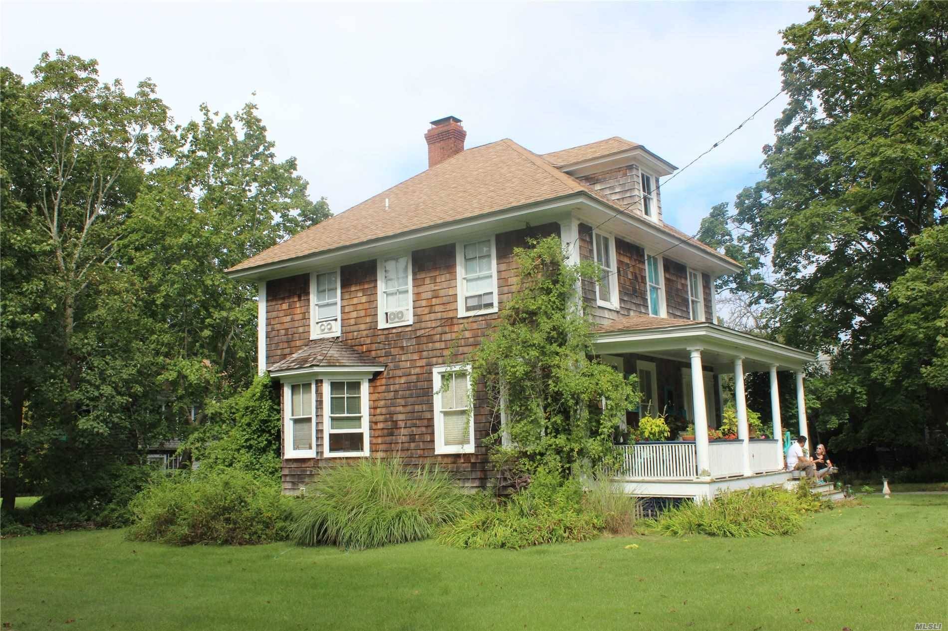 Excellent Opportunity to own a block from the ocean on prestigious lane in the village.