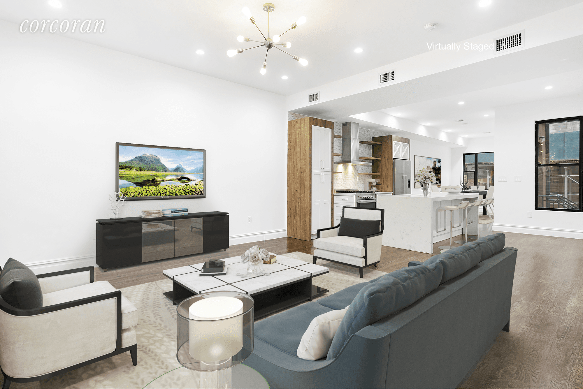 Right next to the Bed Stuy Community Garden lies this gem of a home at 99 Malcom X Boulevard.