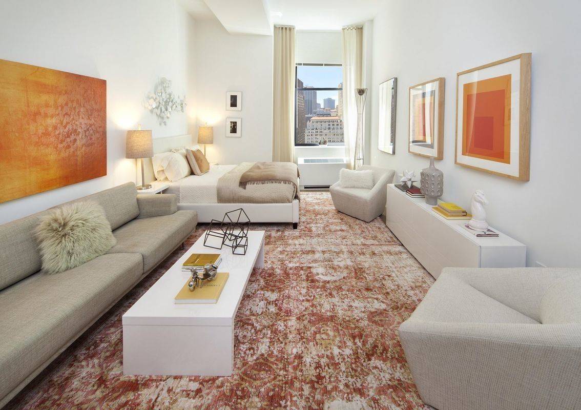 No Fee Studio in Amenity Filled Financial District Building with W/D in unit