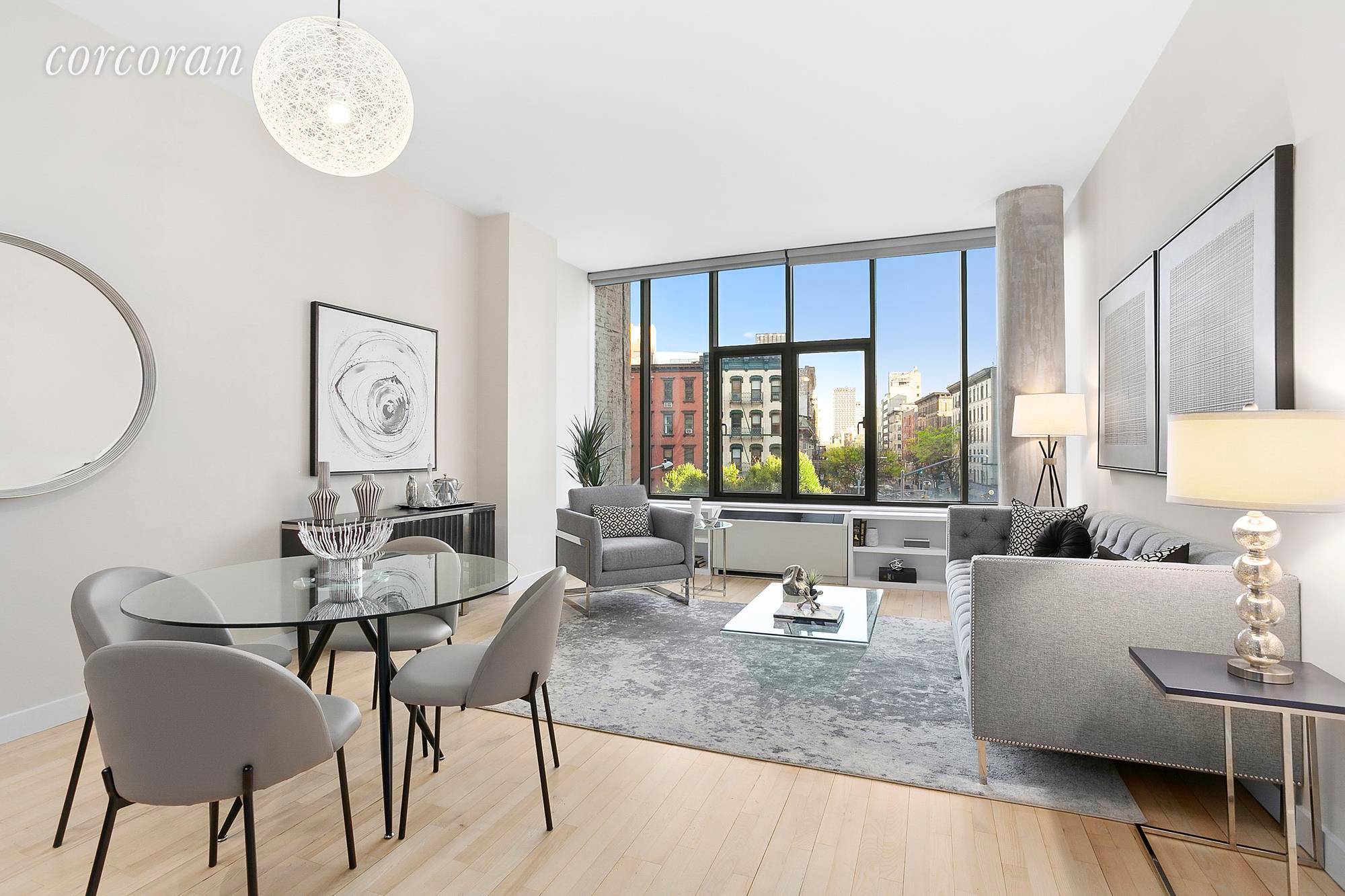 BEST VALUE IN SOHO.. Move right in to this spacious two bedroom two bathroom condominium in this prime Soho Nolita location.
