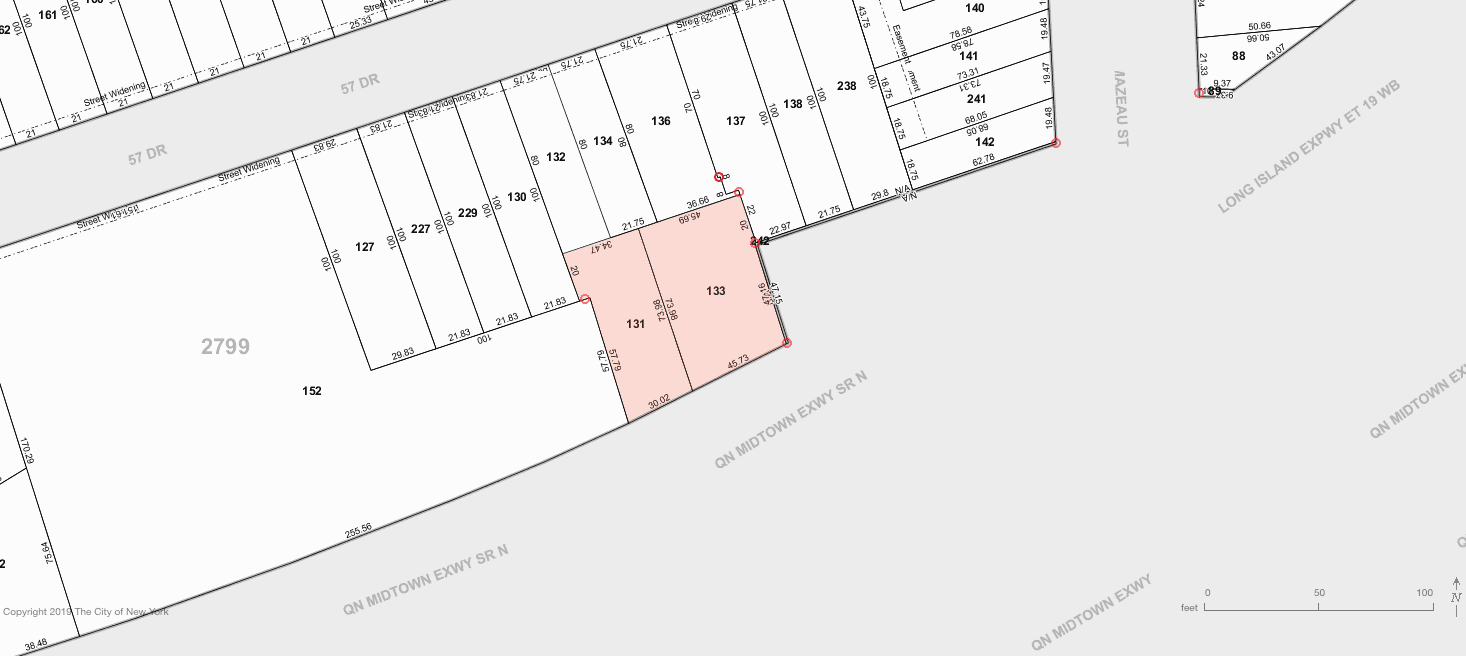 Maspeth, Queens: Development Opportunity - Land Sale - 2 Contiguous Lots