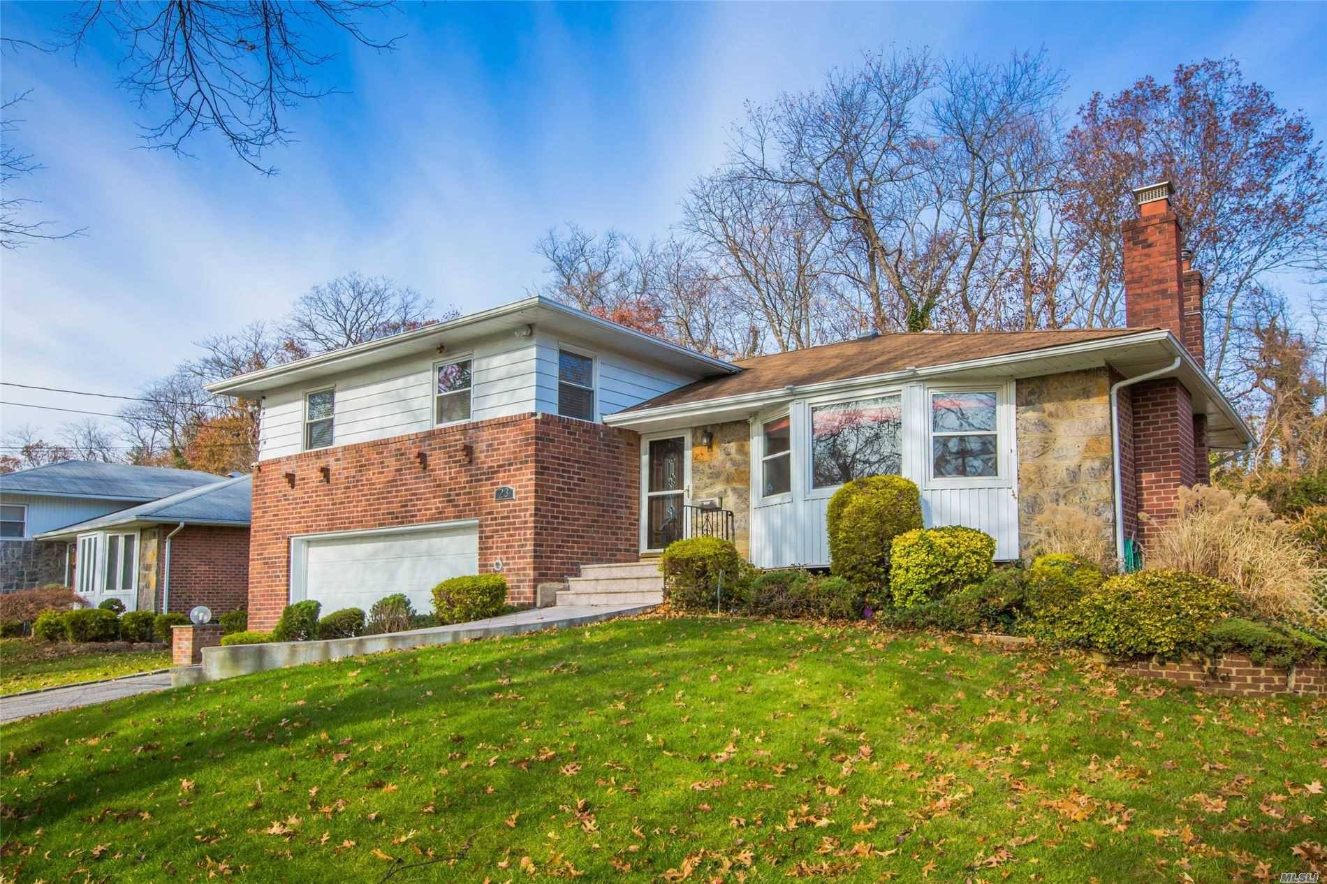 Gorgeous split four level brick home updated 5 yrs ago features three bed rooms 2.