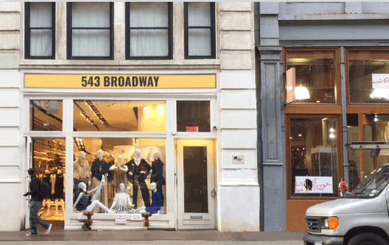 Branding Opportunity **HEART OF SOHO** Showcase windows