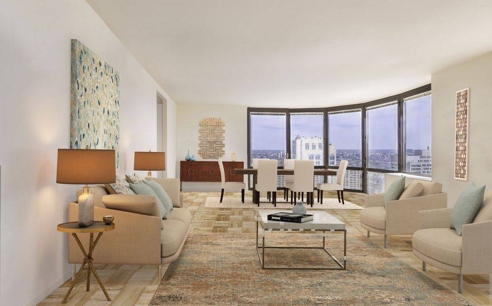 NEW LISTING Modern Luxury Three Bedroom /Three Baths in the Sky with Spectacular 180* Views of East River and Manhattan Skyline with Ultra-Lux Amenities,  Concierge, Gym, Pool and Garage Upper East Side