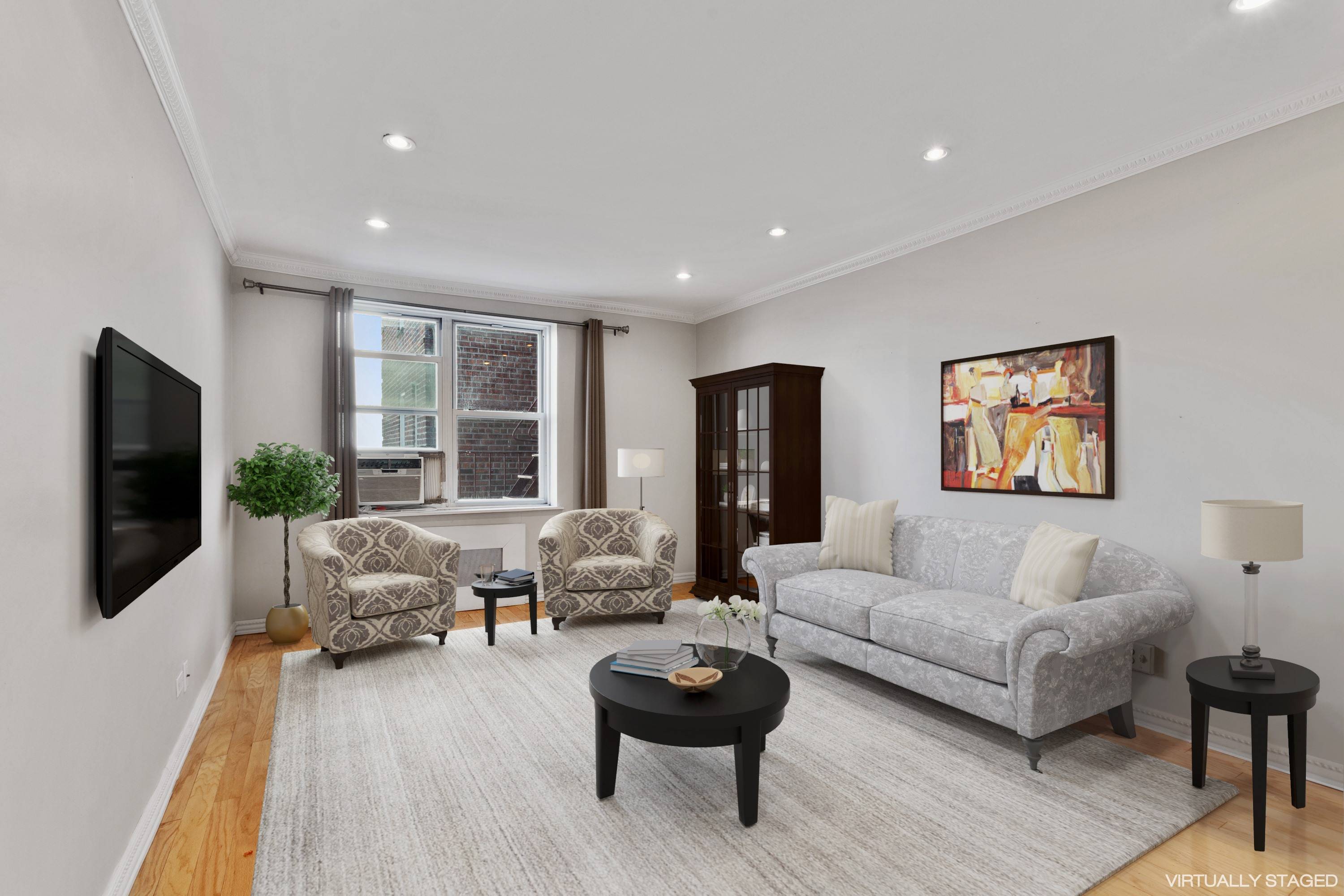 Our Thoughts This is a tastefully renovated Two Bedroom in Woodside, Queens.