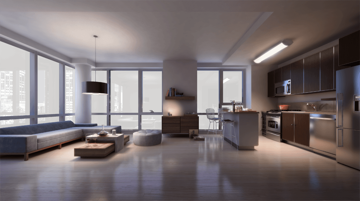 Chelsea 2 Bedroom 2 Bathroom. Luxury Hi-Rise Building with Sensational Views from 6th Ave. Herald Square & Flatiron District Nearby.