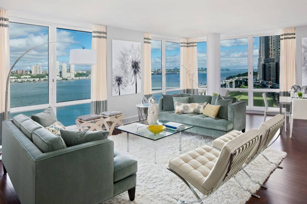 Ultra-Luxury Upper West Side corner unit 3 Bedroom Condo with Hudson views- 5 star Health Club & Spa - Pool, Squash & Basketball Courts, Bowling alley, Screening Room, Golf Simulator & Rock Climbing- 24/7 Concierge & parking garage - Sponsor Unit