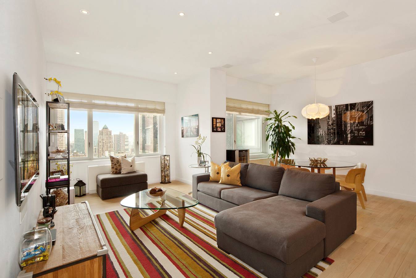 Stunning  2 Bedroom -2.5 Bath Condo. City Views from every room. Perfect Location- Columbus Circle. Midtown West. Central Park