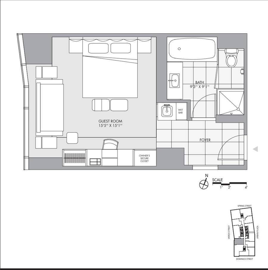 Sun Flooded Studio Soho*Sophisticated Design*Luxurious Amenities*
