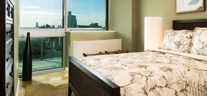 Fabulous Views One Bedroom Apartment with Balcony in Midtown West.