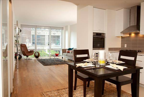 Hell's Kitchen Hottest New Rental Bldg. Quiet, Alcove Studio Apartment with L shaped kitchen and window in the bath. NO FEE. 