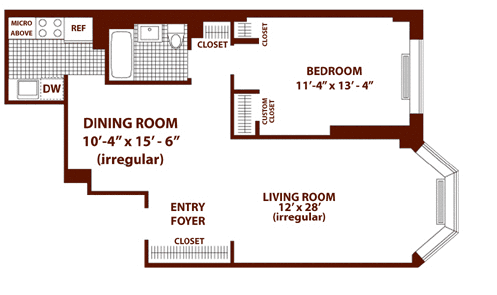 **Prime Tribeca 1 bedroom and 1 bath** Close to Soho and NYU**