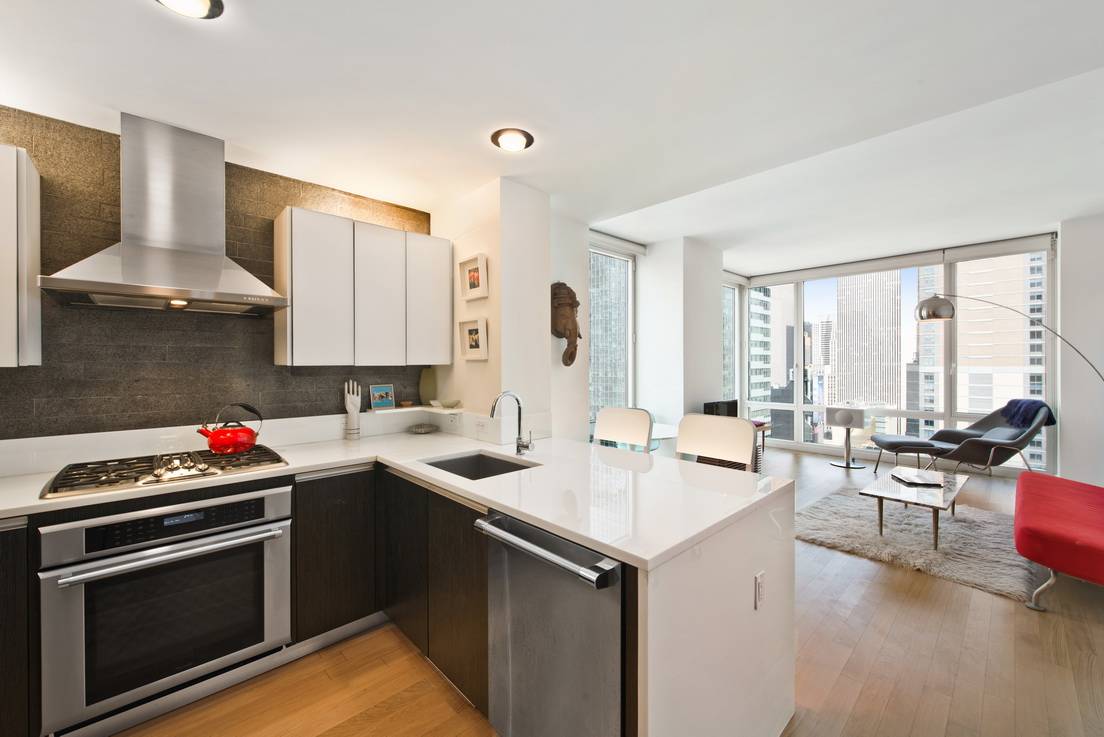 NEW!  247 WEST 46TH STREET PLATINUM CONDOMINIUM  STUNNING CORNER TWO BEDROOM RENTAL OFFERING