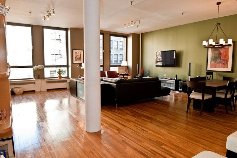 Very Bright Chelsea Loft, track lighting, exposed brick, french doors, oversized windows, wood floors and more! MOVE TODAY!