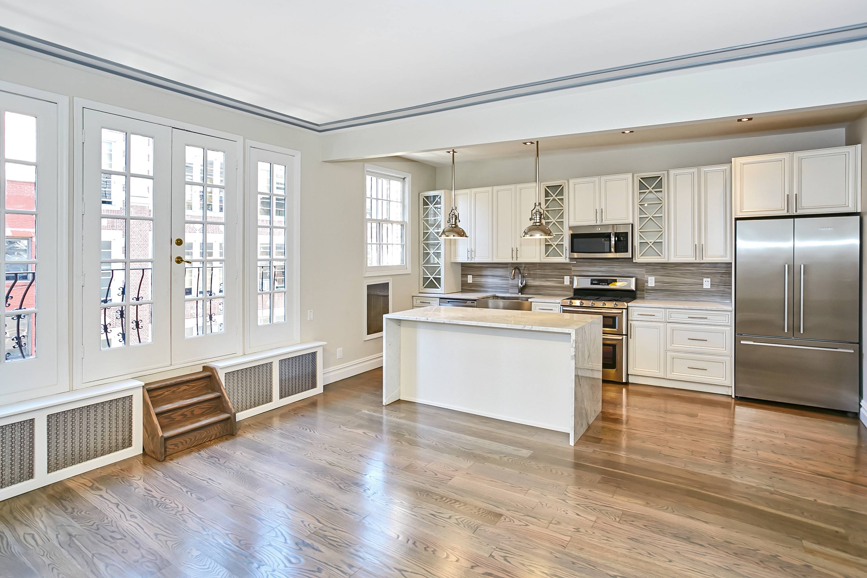 Two Bedroom Condo for Sale!  Gramercy Park.  Newly Renovated an intimate Rooftop Deck .Low maintenance costs.  
