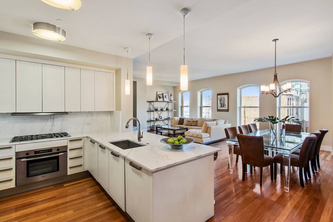 Convertible 3 Bedroom, 3 Bathroom with Water Views at RIVER LOFTS CONDO in TriBeCa! 