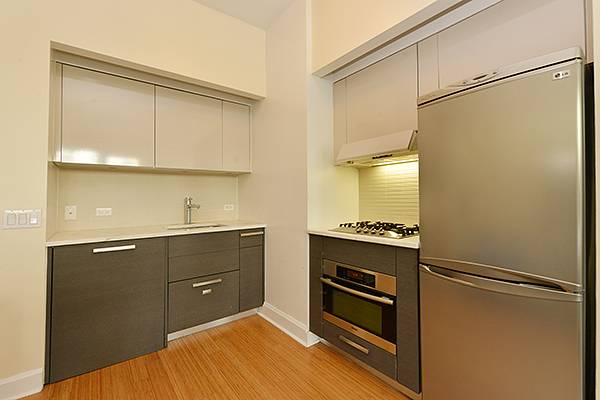 Ready for immediate occupancy  ------  Furnished or unfurnished Sleek New Studio with outdoor space in heart of Hell's Kitchen