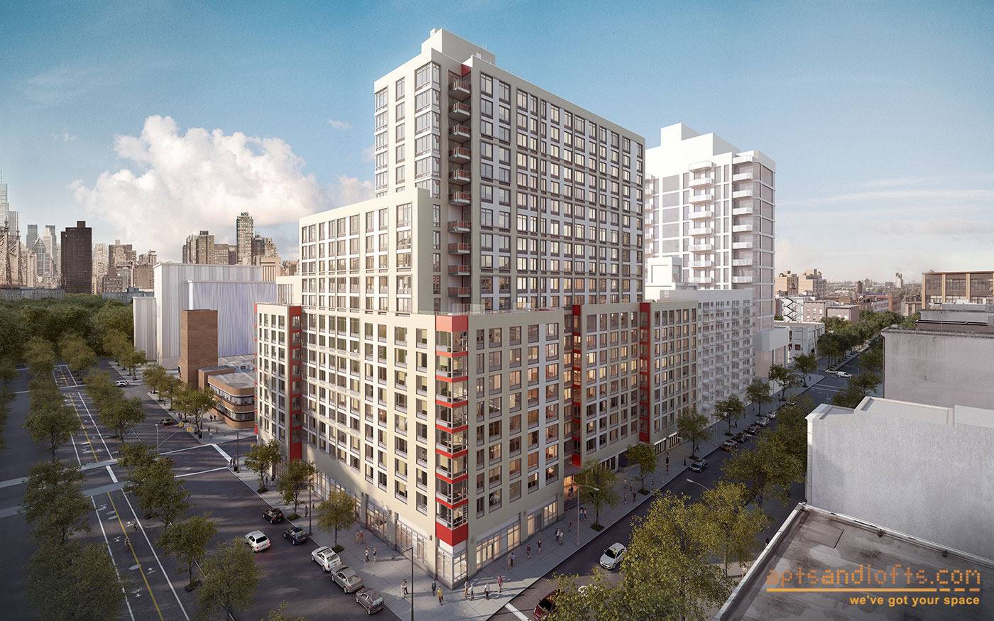 **One Bedrooms W/Balcony Luxury Living in LIC **W/D**Mins from Manhattan**