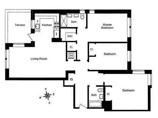 Harlem, 2283 Third Avenue, 3 Bedrooms and 2 Bathrooms with Private Terrace!