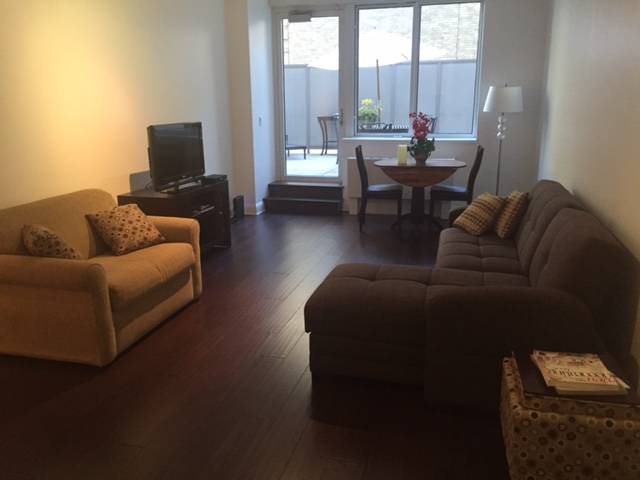 Amazing Luxury Condo with Private patio and Steps to Riverside Park