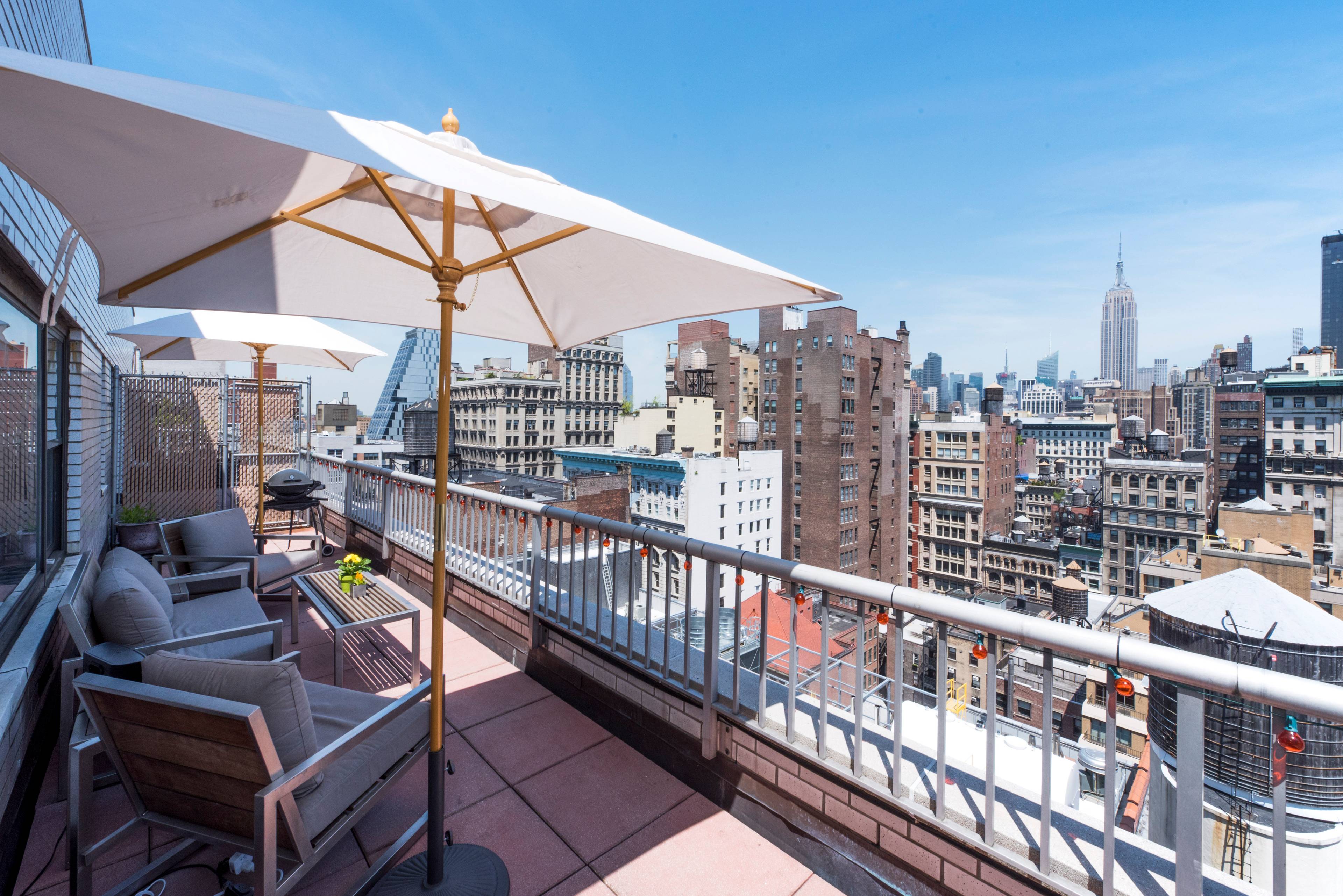 Union Square  Penthouse loft with Terrace