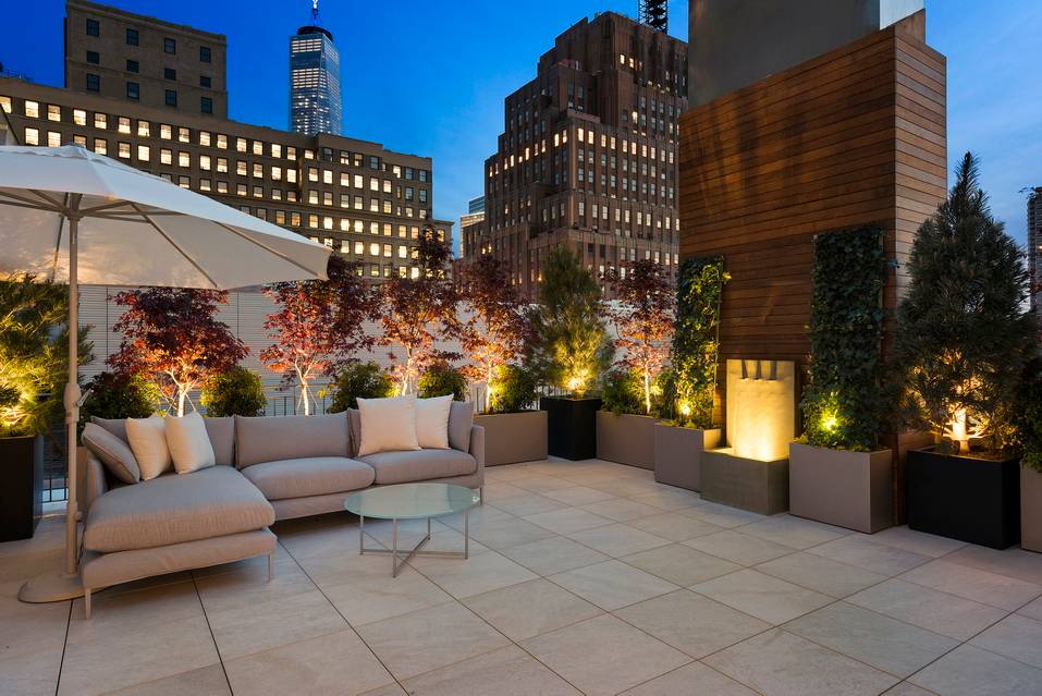 TriBeCa Triplex Penthouse With Five Gardens