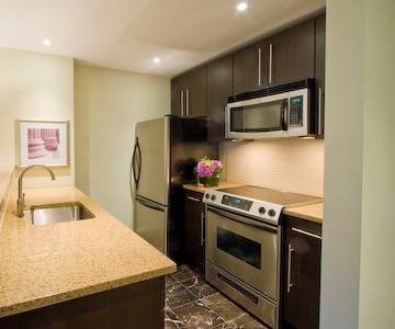Full Service Furnished Month Studio Rental near Central Park South Concierge, Valet, etc.. 