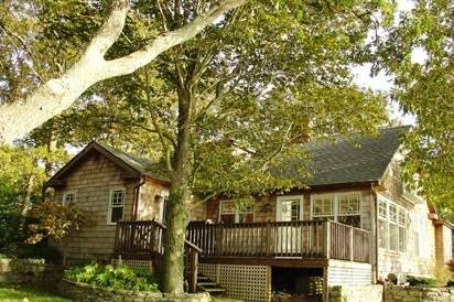 SAG HARBOR SHINGLED HOME WITH WATERFRONT
