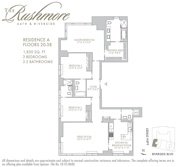 The Rushmore - High Floor 3BR 3.5 Baths