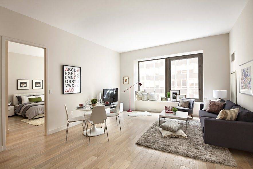 Financial District 1 Bedroom 1.5 Bathrooms, Full Service Building, W/D, High Ceilings, Great Views, No Fee