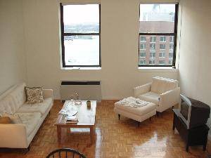 Downtown Apartment For Rent, Covertible 3Bed + 1Bath with hudson river and statue of liberty views.