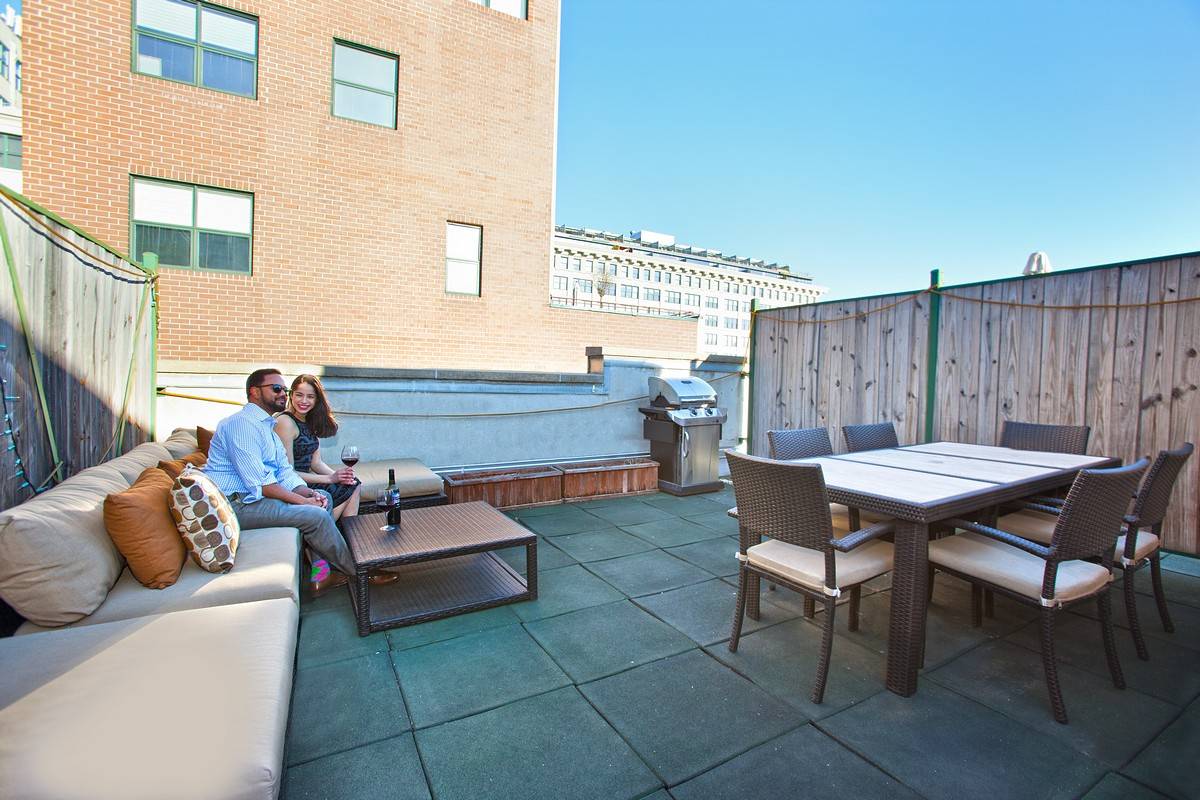 Corner Two Bedroom Loft with a HUGE Private Cabana in the Heart of DUMBO!