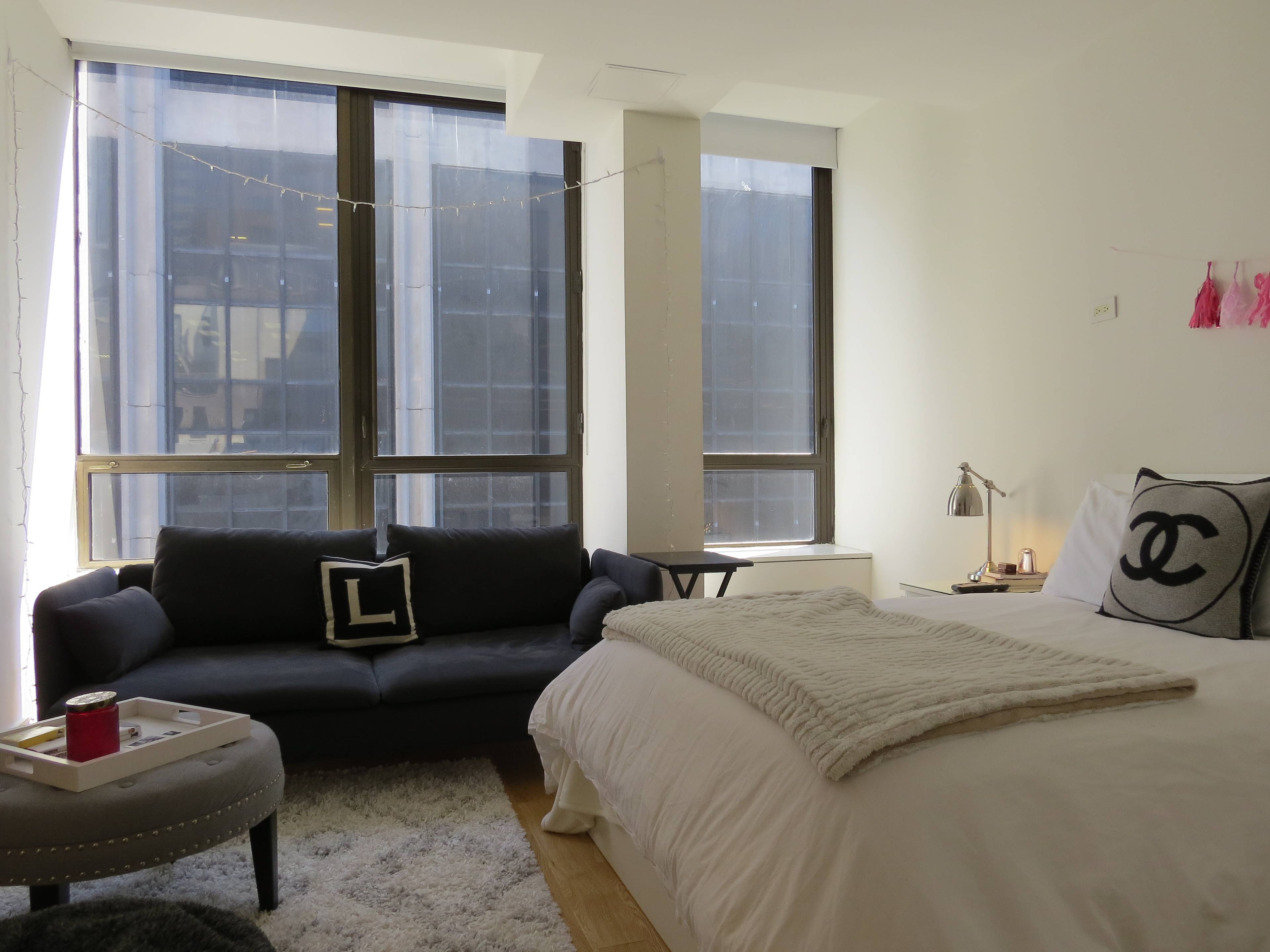 FiDi Furnished Studio Sublet with W/D in Unit!