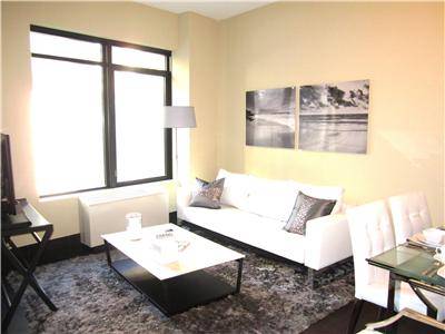$4,700 Classy and Brilliant Fully-Furnished One-Bedroom in Wall Street, Financial District