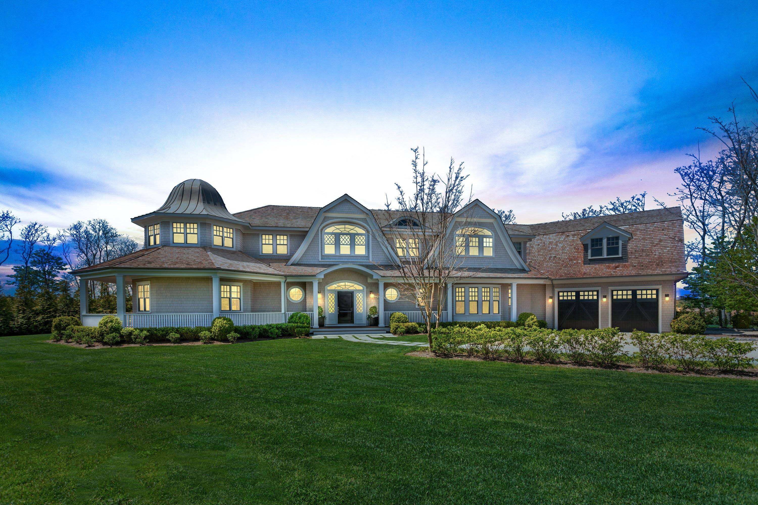8 Bedroom New Construction Country Estate Overlooking 50 Acres in Southampton