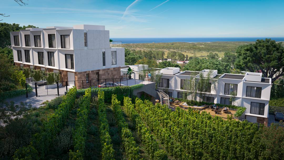 Luxury Three-Level Townhouse with Panoramic Sea & Mountain Views, Gonio