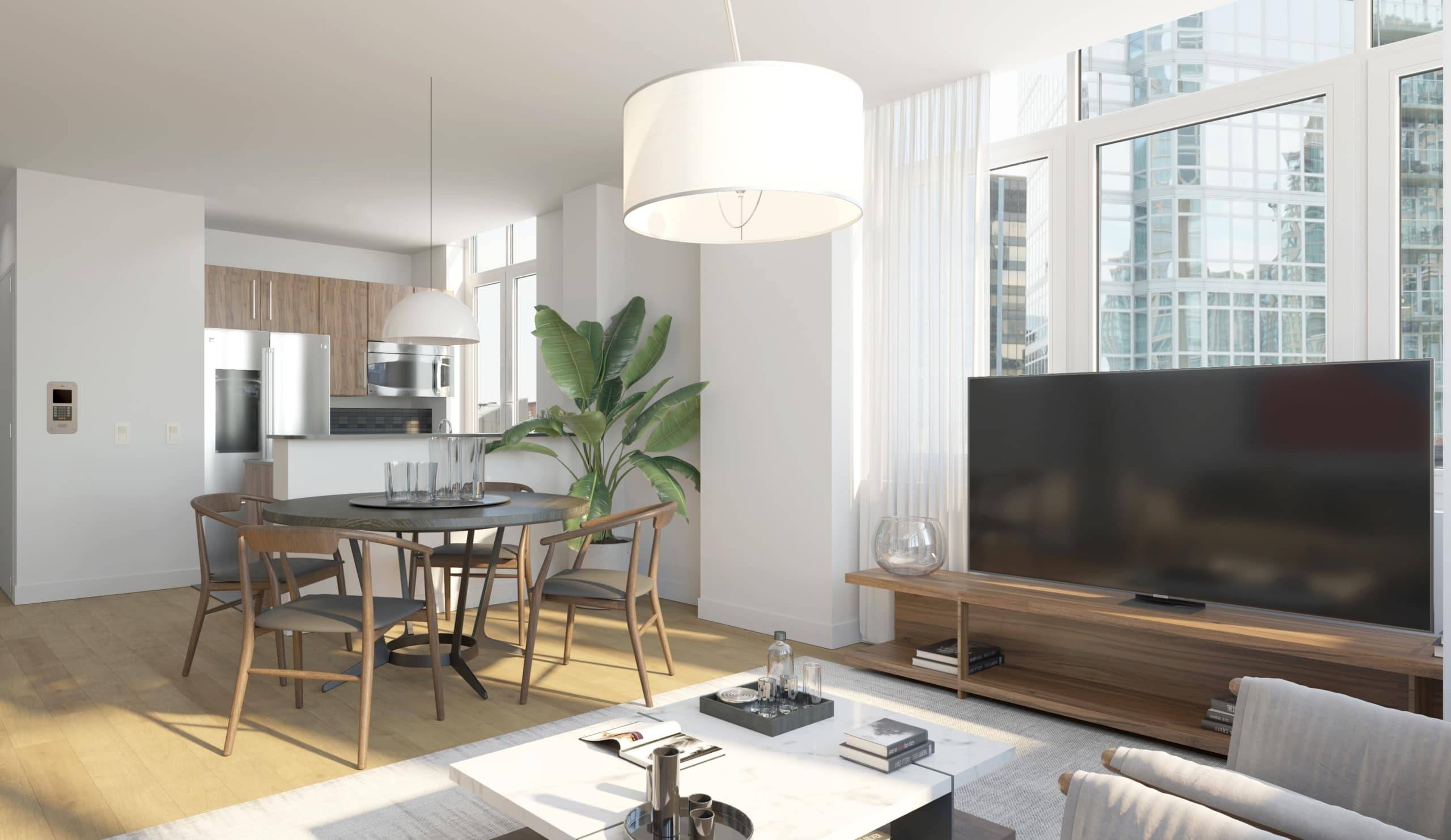 Upper West Side 2 bed 2 bath, full service luxury building, high ceilings, swimming pool, no fee