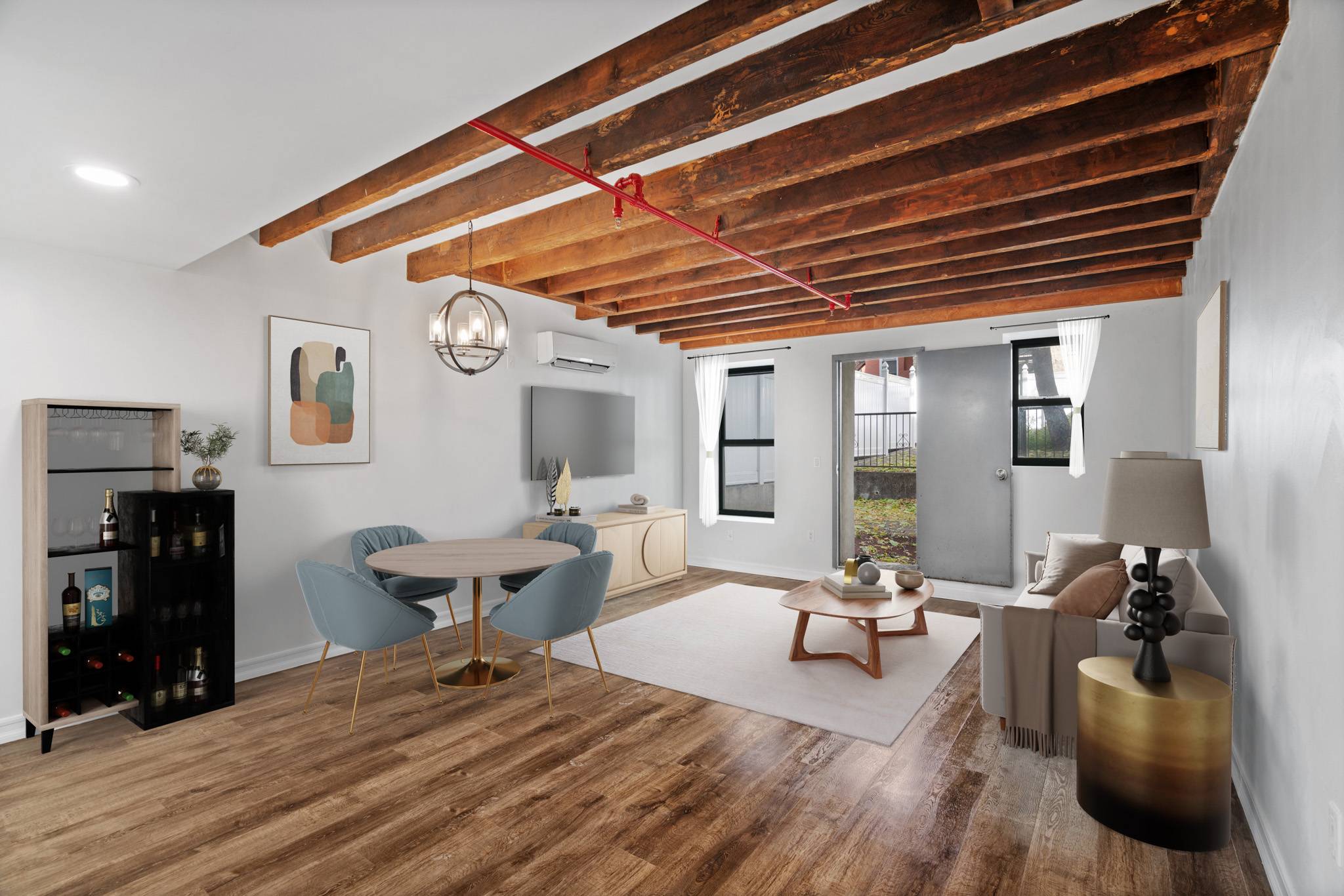 One of a Kind Duplex with a Private Backyard & Office In Central Harlem