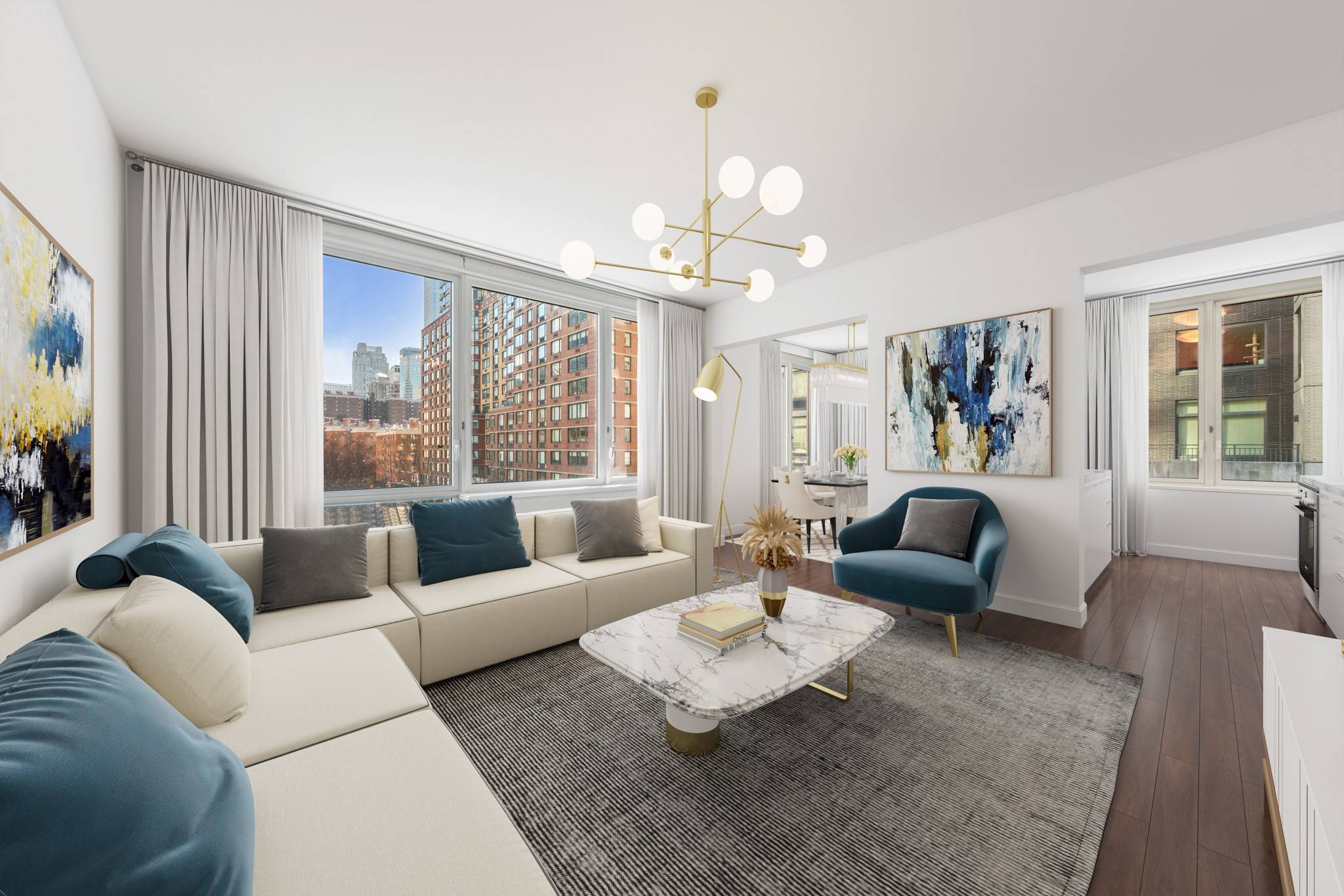 Gorgeous 2 Bedroom 2.5 Bathroom @ The Rushmore Condominium | UWS
